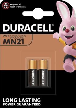 Duracell batterie specialty mn21 a23,lrv08,8lr932,12v 2 st. - Duracell-mn21-5000394203969