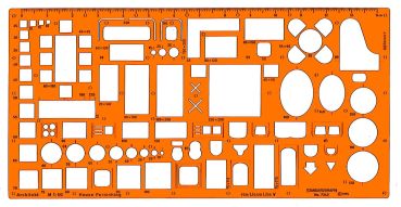 DUX Möblierungsschablone 1:50 7343 Architekt