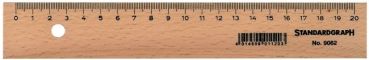 DUX Holzlineal 20cm 9062 unlackiert