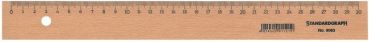 DUX Holzlineal 30cm 9063 unlackiert