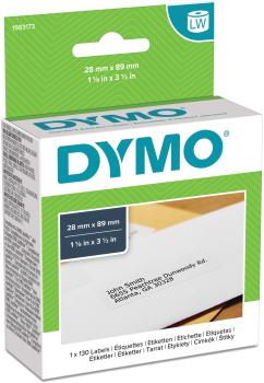 DYMO Adress-Etiketten 28x89mm 1983173 weiss, Papier 1 Rl./130 Stk.