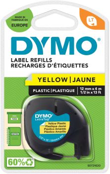 DYMO Schriftband LetraTag 12mmx4m S0721620 gelb