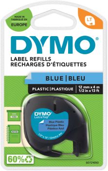 DYMO Schriftband LetraTag 12mmx4m S0721650 blau