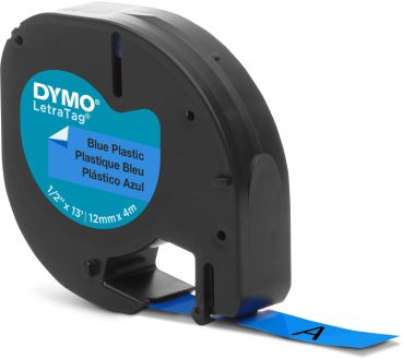 DYMO Schriftband LetraTag 12mmx4m S0721650 blau