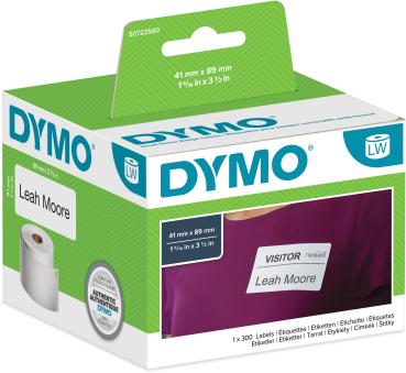 DYMO Namensschilder S0722560 non-perm. 89x41mm 300 Stück