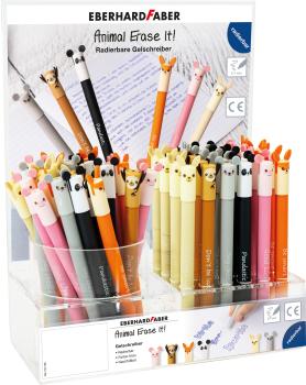 EBERHARD FABER Gelschreiber Erase It 560108 Animal, assortiert 72 Stück