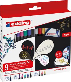 EDDING Happy Lettering Set 004726 11-teilig