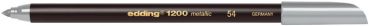 EDDING Metallic Color Pen 1200 1-3mm 1200-54 silber