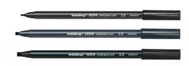 EDDING Calligraphy 1255 Set 2-5mm 1255-1-E3 schwarz 3 Stück