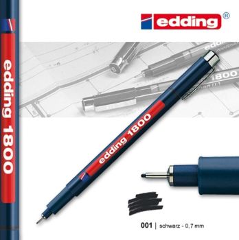 EDDING Profipen 1800 0.70mm 1800-1-07 schwarz