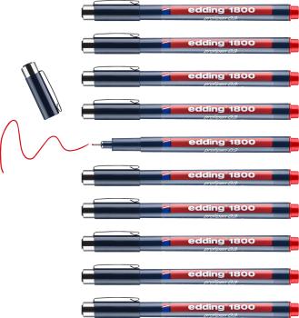 Edding profipen 1800 0.35mm 1800-2-03 rot - Edding-1800-2-03-4004764044115-04.jpg