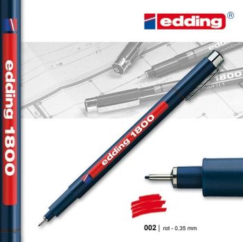 EDDING Profipen 1800 0.35mm 1800-2-03 rot