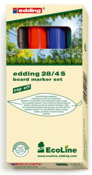 Edding boardmarker 28 ecoline 1.5-3mm 28-e4 4-farbig ass. - Edding-28-e4-4004764918263-3