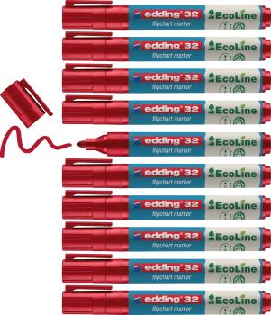 Edding flipchart marker 31 1.5-3mm 31-2 rot - Edding-31-2-4004764947072-04