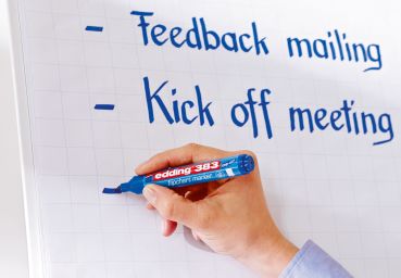 EDDING Flipchart Marker 383 1-5mm 383-3 blau