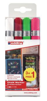 EDDING Window Marker 4095 Set 4095-4CH ass. 3 Stück