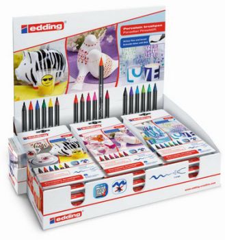 EDDING Display Porzellanmarker 4200 50.292 6xFamily/Warm/Cool 1-4mm