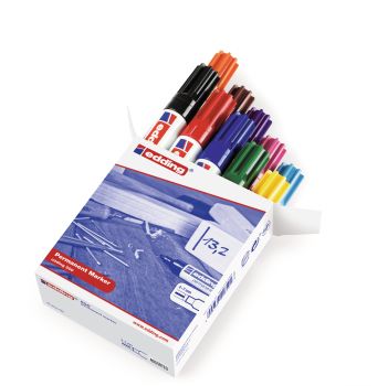 EDDING Permanent Marker 500 2-7mm 500-999 10 Farben ass.