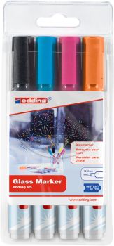 EDDING Glassboardmarker 95 1.5-3mm 95-E4-001 4 pcs. ass.