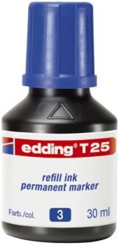 EDDING Nachfülltuschen T25 T-25-3 blau 30ml