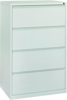 EDGY HR-Schrank 3424 4 Schubl. Breit, grau