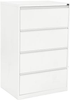 EDGY HR-Schrank 3424/9003 4 Schubladen breit, weiss