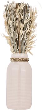 EGLO Trockenblumen CARAQ 28cm 428081 beige, mit Vase