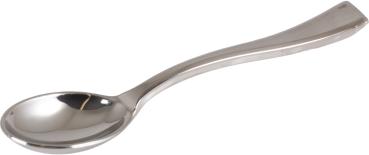 ELCO Mini-Plastik-Löffel 10cm 01060200-005 silber, 50Stk.