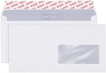 ELCO Couvert Classic m/Fenster C5/6 37796 100g, weiss 500 Stück