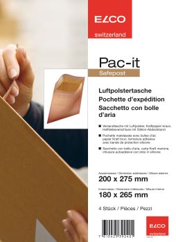 ELCO Luftpolstertasche 180x265mm 74551.92 braun 4 Stück