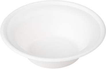 ELCO Schale aus Bagasse 4dl PUL1022N weiss, 25Stk.