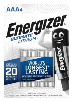 ENERGIZER Batterien Ultimate AAA 1.5V AAA/L92 Lithium 4 Stück