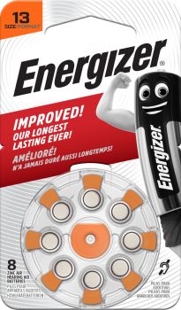 ENERGIZER Batterie AZ13DP8 Hörgerät 13, 8 Stück