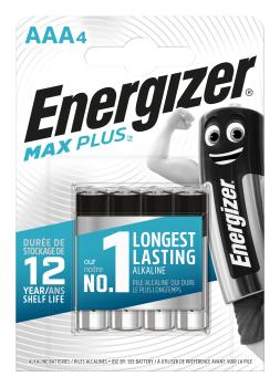 ENERGIZER Batterie Max Plus 1,5V E301321404 Micro 1300 mAh 4 Stück