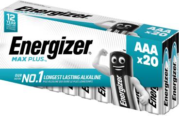 Energizer max plus e301322900 aaa/lr03 20 stück - Energizer-e301322900-7638900423174