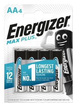 Energizer batterie max plus 1,5v e301323603 mignon 2800 mah 4 stück - Energizer-e301323603-7638900423211