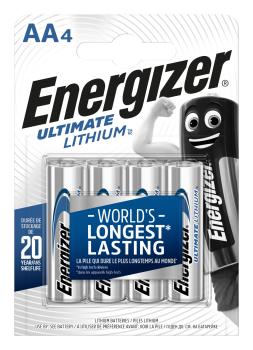 ENERGIZER Batterien Ultimate AA 1.5V E301535302 Lithium 4 Stück