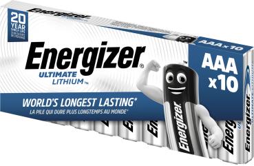 ENERGIZER Batterien Ultimate Lithium E301535901 AAA/LR03 10 Stück