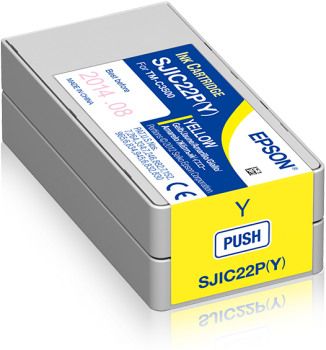 EPSON Tintenpatrone yellow S020604 TM-C 3500 32 ml