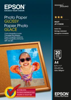 EPSON Photo Paper Glossy A4 S042538 InkJet 200g 20 Blatt