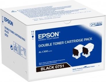 EPSON Toner-Modul Duo schwarz S050751 WF AL-C300 2x7300 Seiten