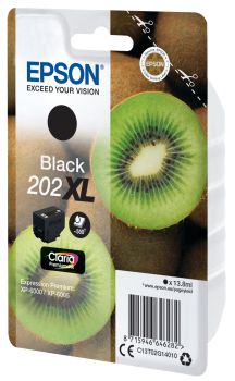 EPSON Tintenpatrone 202XL schwarz T02G140 XP-6000/6005 550 Seiten