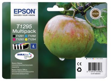 EPSON Multipack Tinte CMYBK T129540 Stylus SX420W 11.2/7.0ml