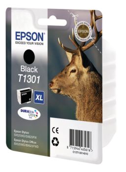 EPSON Tintenpatrone XL schwarz T130140 Stylus SX525WD 25.9ml