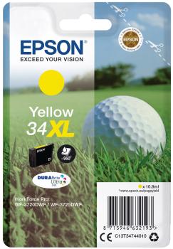 EPSON Tintenpatrone XL yellow T347440 WF-3720/3725DWF 950 Seiten