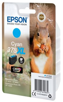 EPSON Tintenpatrone 378XL cyan T379240 XP-8500/8505/15000 830 Seiten