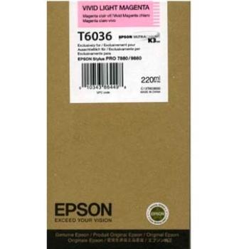 EPSON Tintenpatrone vivid light mag. T603600 Stylus Pro 7880/9880 220ml