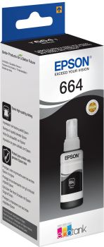 EPSON Tintenbehälter 664 schwarz T664140 EcoTank L355/L555 4000 Seiten