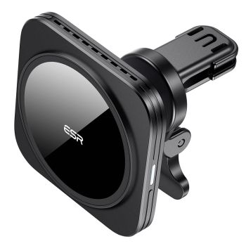 ESR HaloLock Magnetic Car Charger 2C522 Wireless, Black