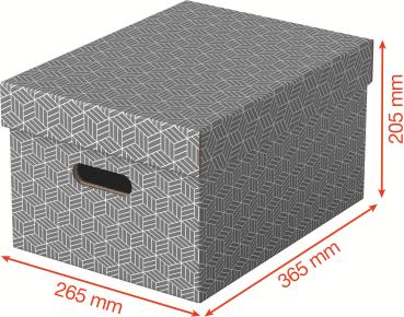 Esselte aufbewahrungsboxen home m 628283 365x265x205mm, grau 3 stk - Esselte-628283-4049793072289-06.jpg